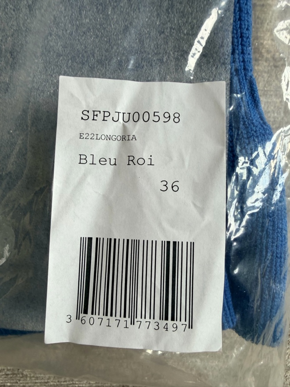 SANDRO 4 Blue Longoria Ruffle Hem Short Skirt Stretch Bodycon $235 NEW designer - Picture 7 of 10